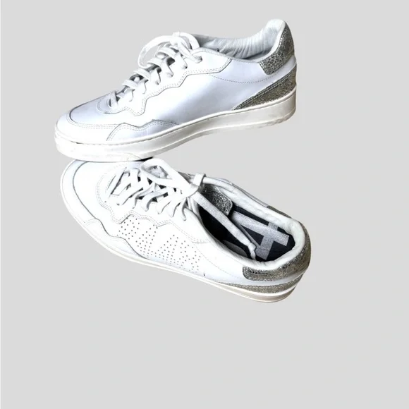 P448 Bali Sneakers Silver and White size 39 - Picture 5 of 8
